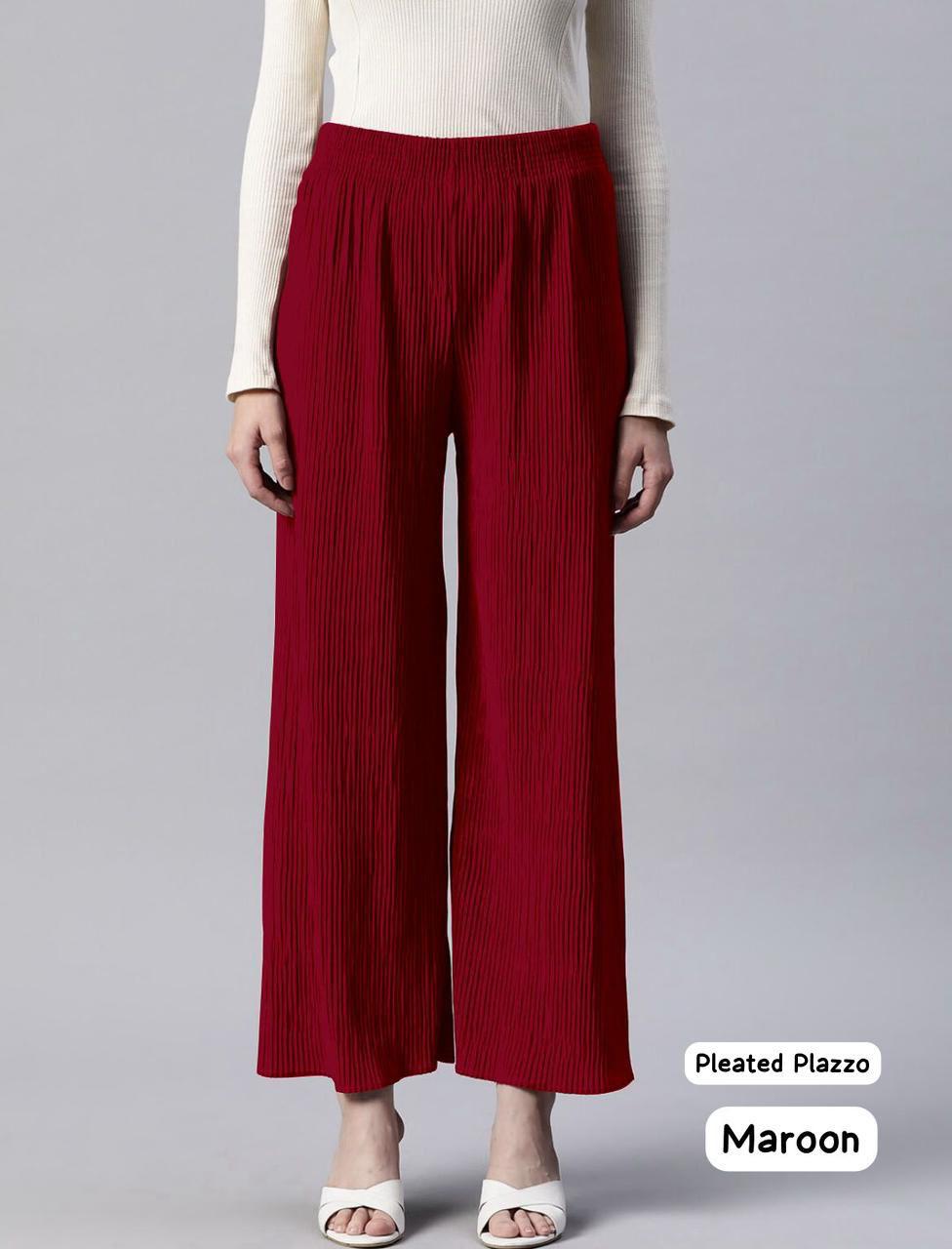 Pleated Palazzo