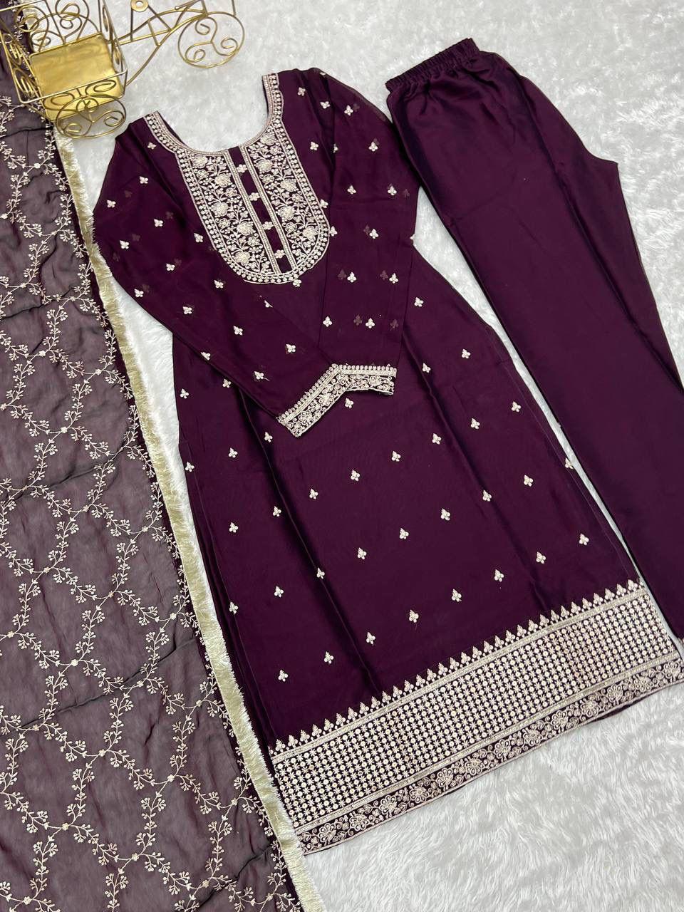 KURTA WITH DUPPTA SET