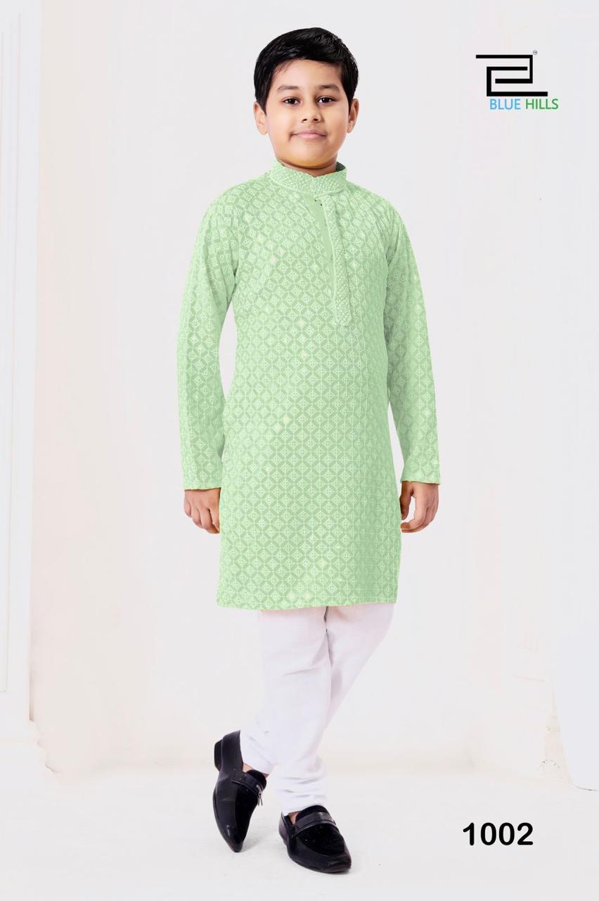 Chikankari kids kurta