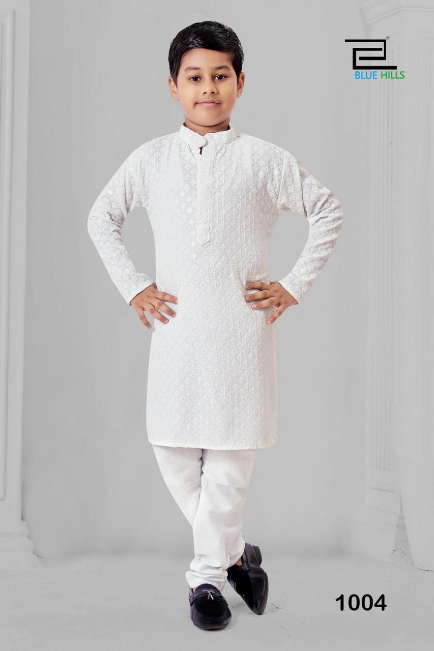 Chikankari kids kurta