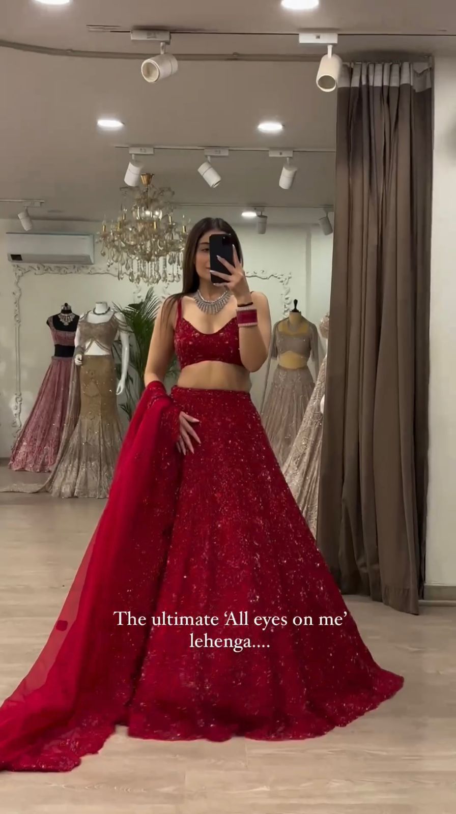 Sequin Lehenga