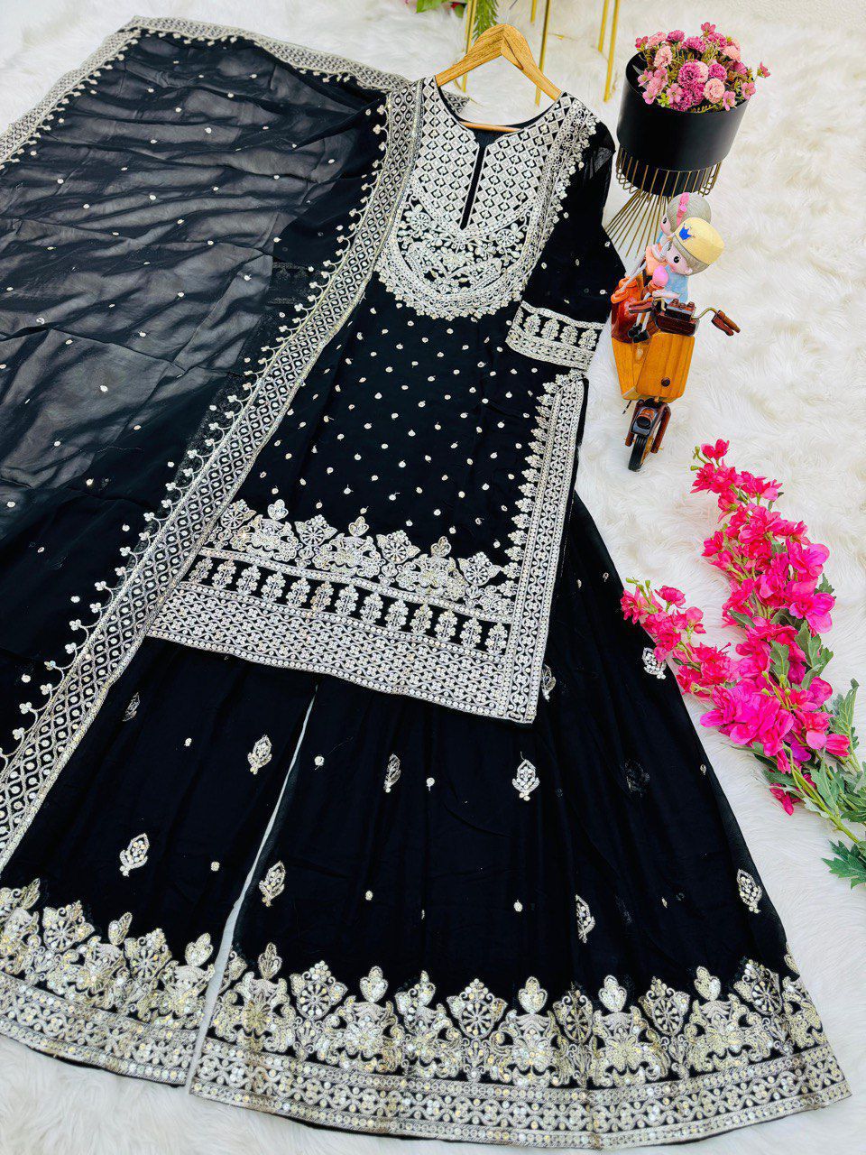 Designer Sharara Suit Set