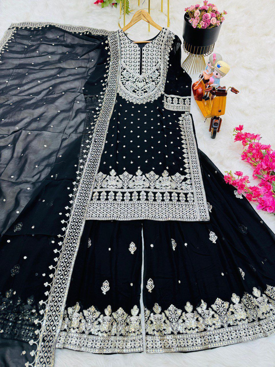 Designer Sharara Suit Set