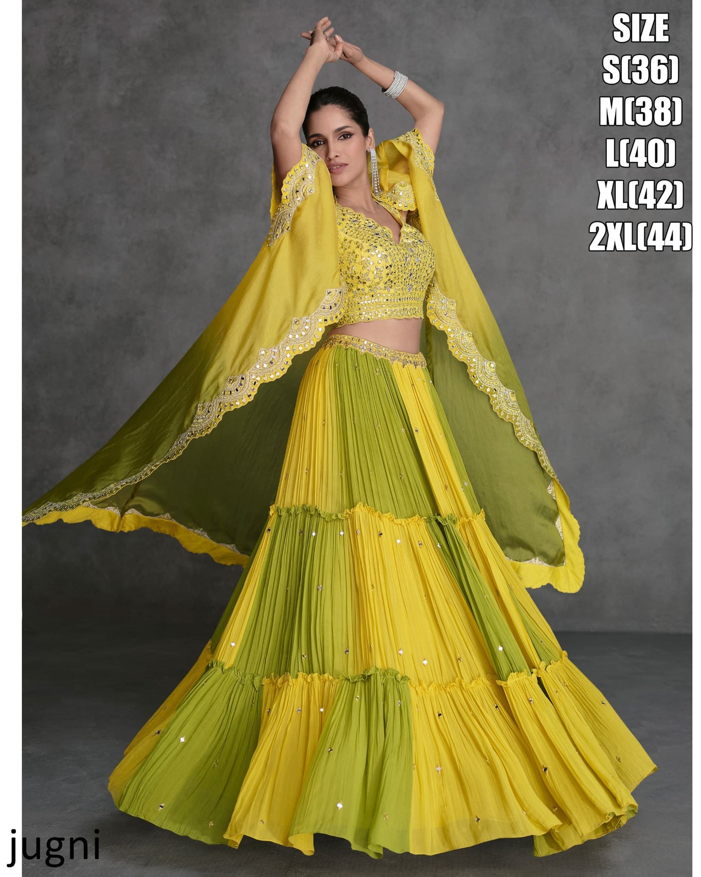 Jugni Fusion Lehenga