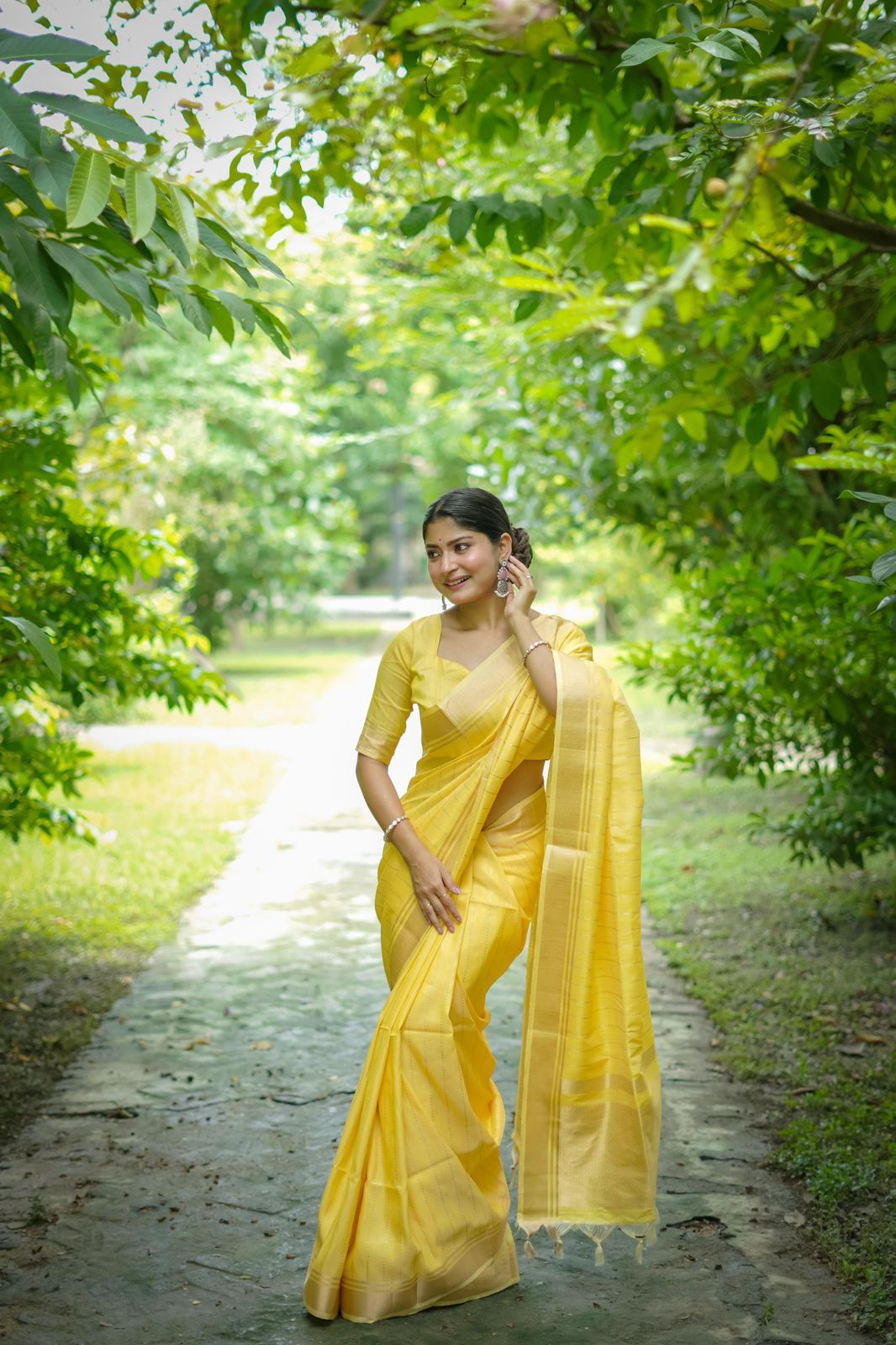 Evergreen Banarasi Raw Silk Saree