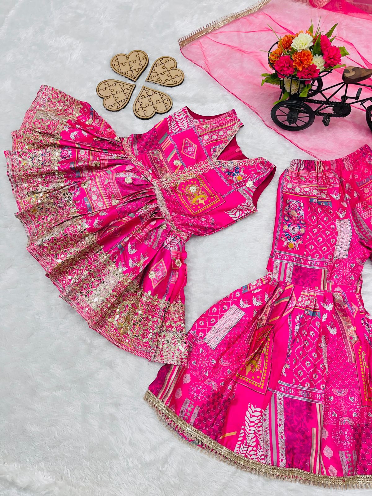 Kids Sharara Set