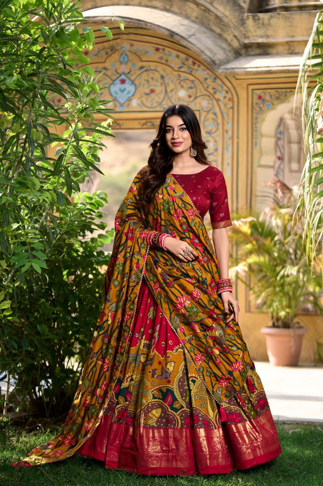 Kalamkari Lehenga Choli