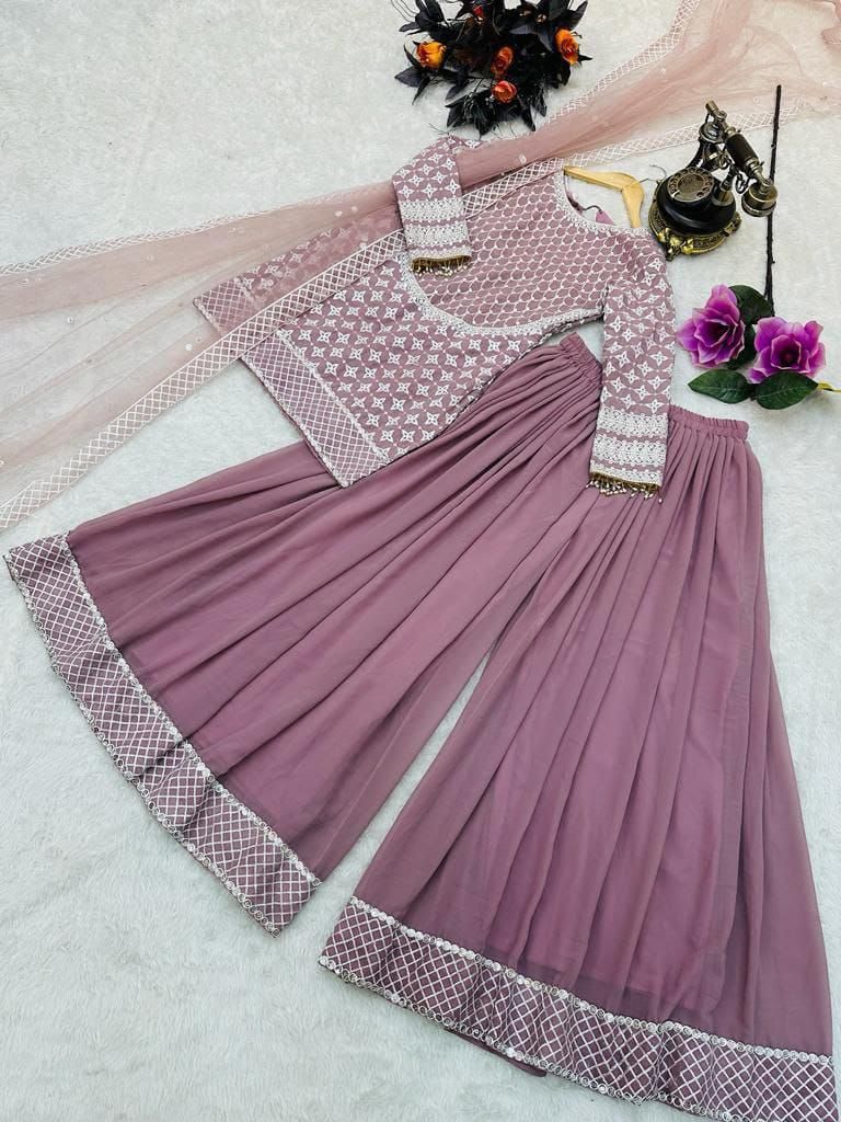 Elegant Designer Sharara Set