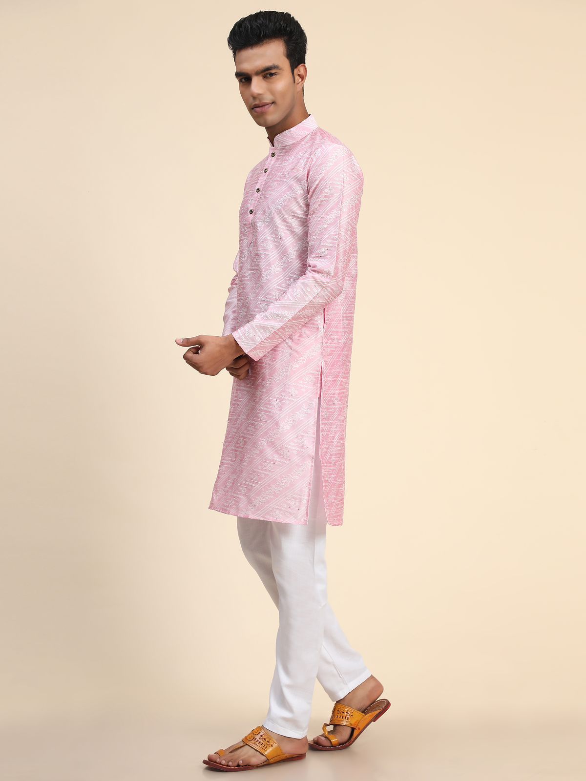 Men's Jacquard Kurta Pajama